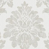 String Damask Wallpaper - Grey / Silver - by Albany. Click for more details and a description.