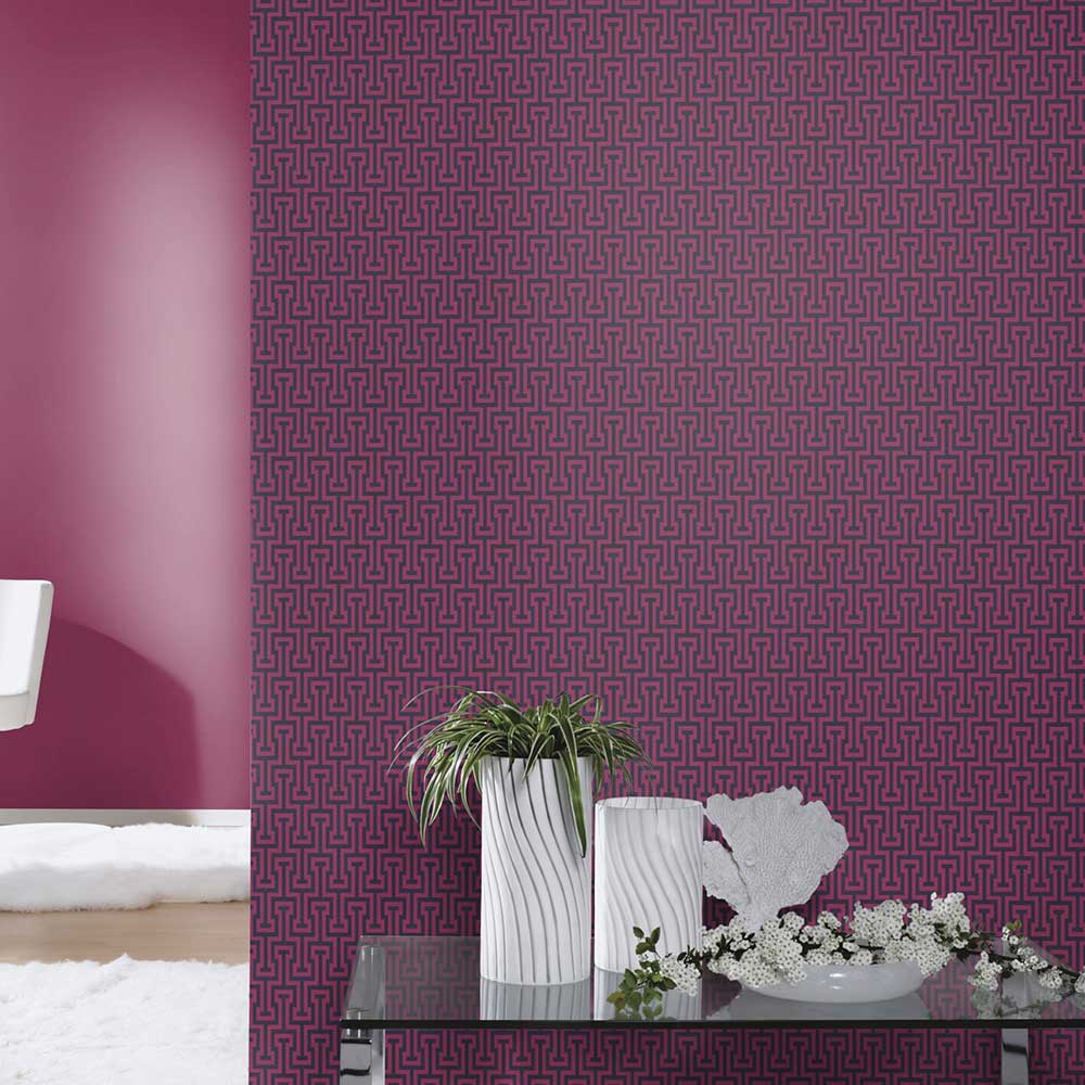 Vanity Key Wallpaper - Pink / Purple - by Albany