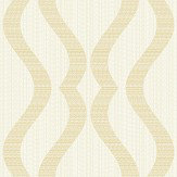 Broken String Geometric Wallpaper - White / Gold - by Albany. Click for more details and a description.