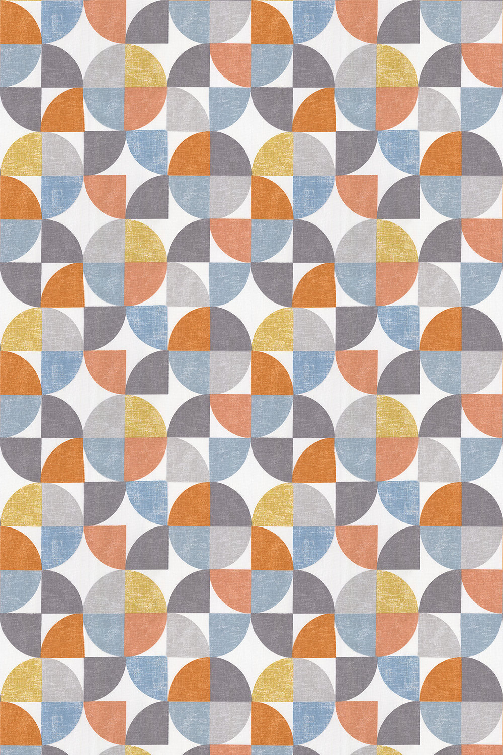 Spiral Fabric - Tangerine - by iliv