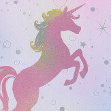 Dancing Unicorn Wallpaper - Rainbow - by Albany. Click for more details and a description.