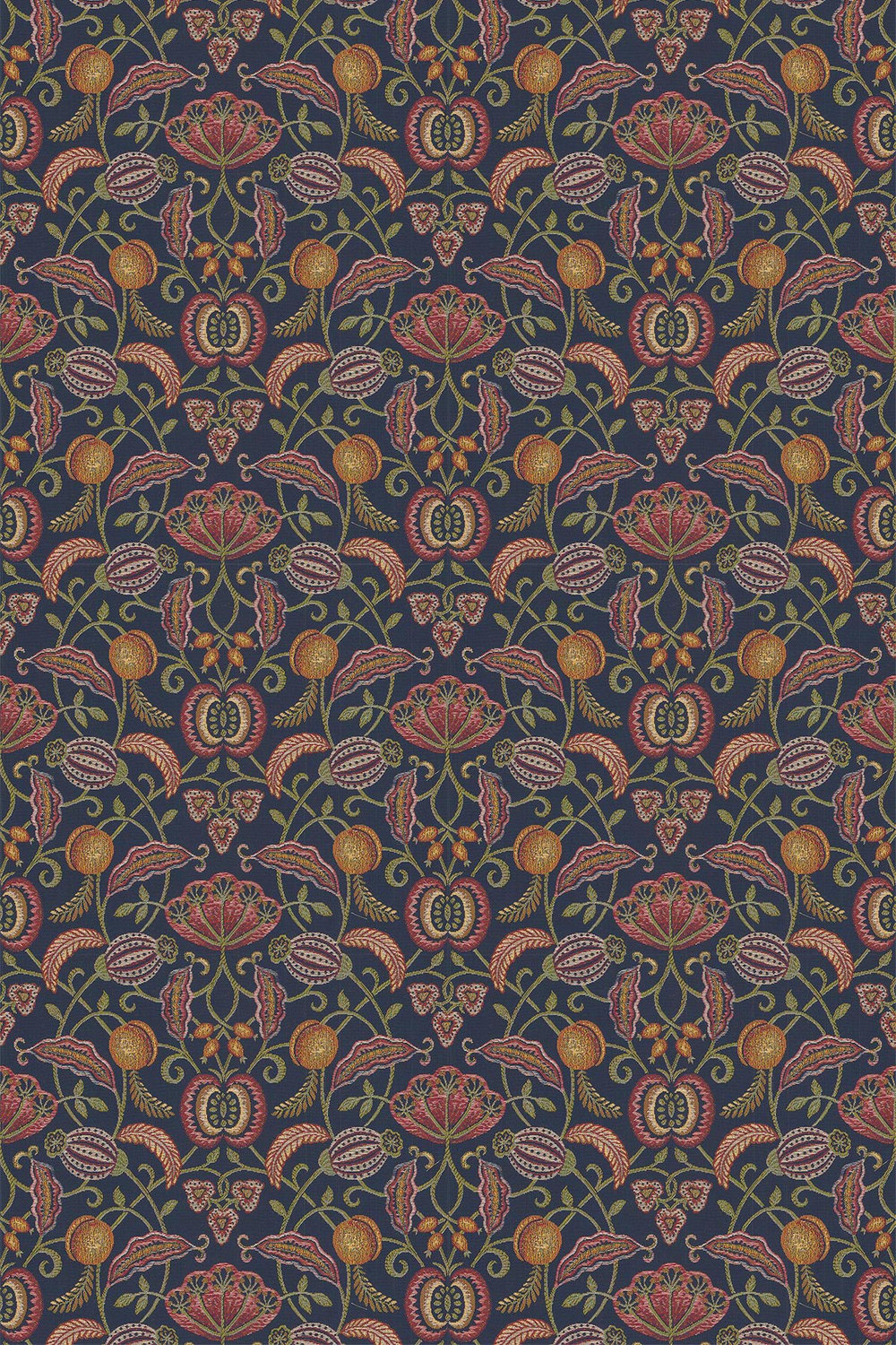 Appleby Fabric - Indigo - by iliv