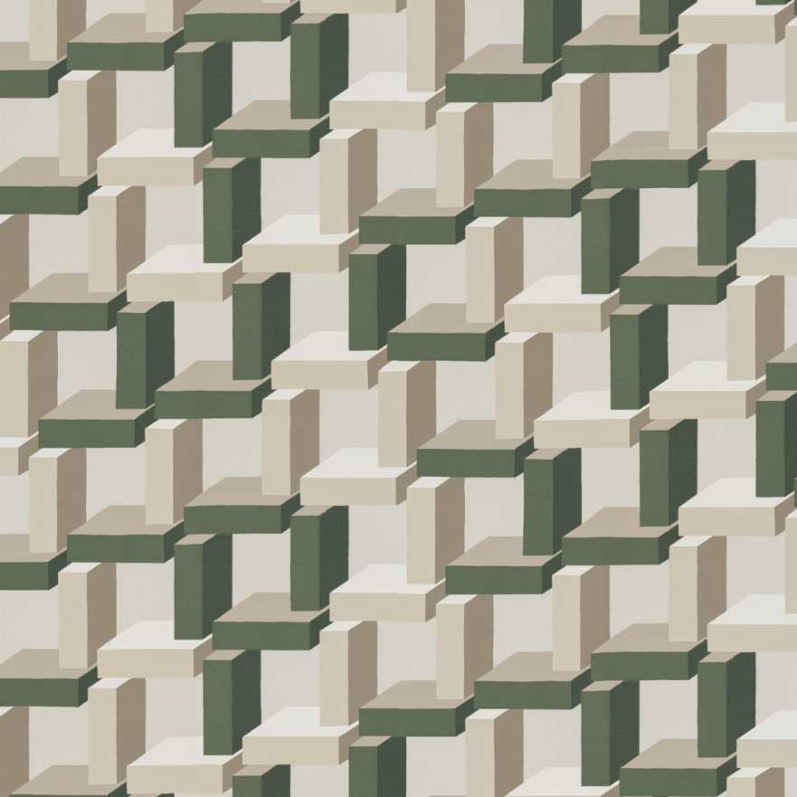 Christian Wallpaper - Green - by Sandberg