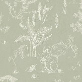 Hollie Wallpaper - Green - by Sandberg. Click for more details and a description.