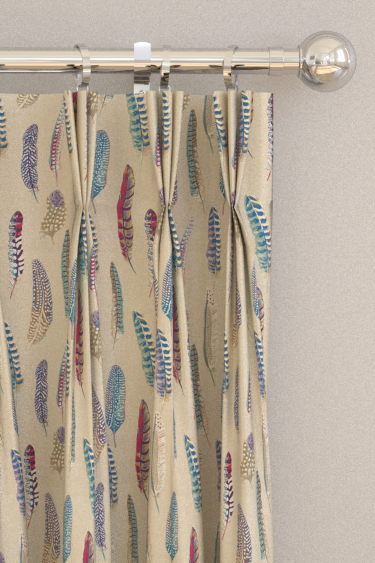 Lismore Curtains - Mulberry / Fig - by Sanderson. Click for more details and a description.