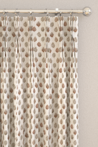 Pine Cones Curtains - Briarwood / Cream - by Sanderson. Click for more details and a description.