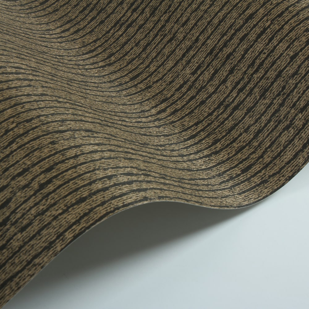 Ventris Wallpaper - Charcoal/ Bronze - by Threads