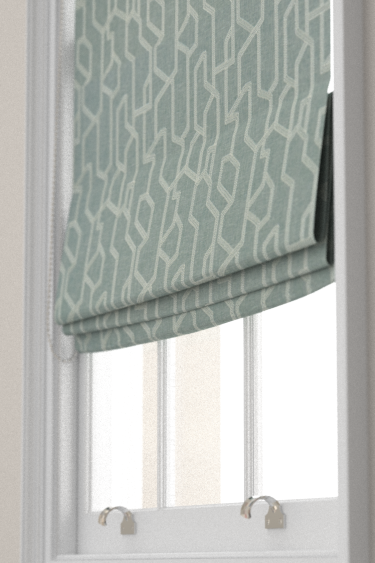 Labyrinth Blind - Mineral - by Clarke & Clarke. Click for more details and a description.