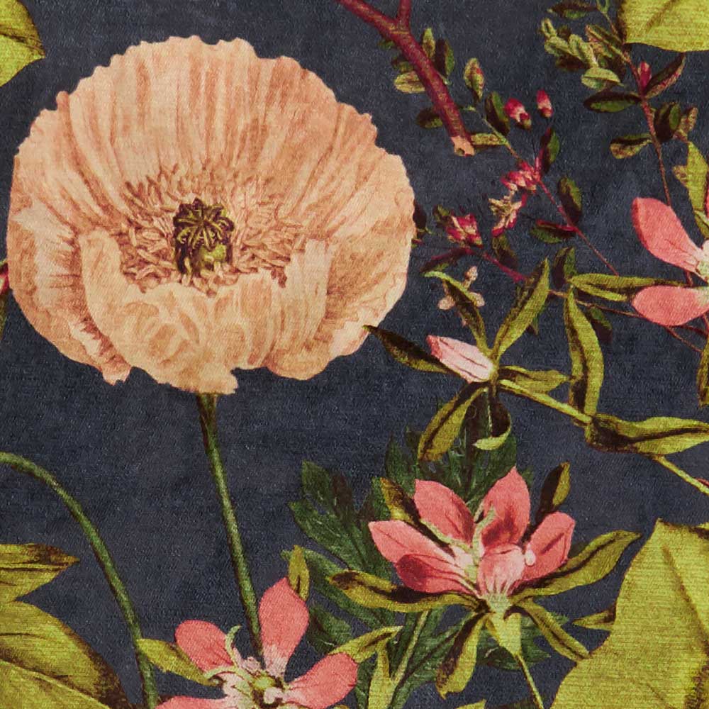 Passiflora Fabric - Midnight / Spice - by Clarke & Clarke