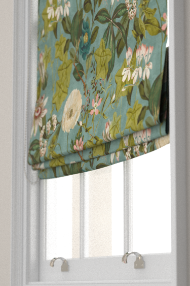 Passiflora Blind - Mineral / Blush - by Clarke & Clarke. Click for more details and a description.