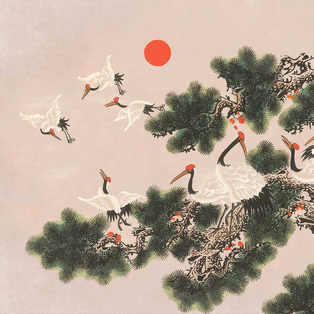 Ukiyo Mural - Rose - by Coordonne