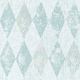 Arlecchino Wallpaper - Sky - by Designers Guild. Click for more details and a description.