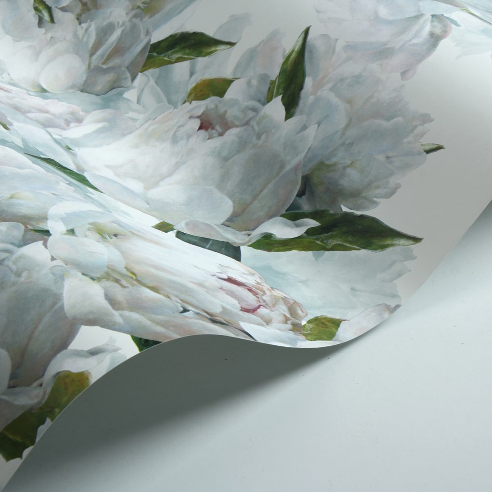 Peonia Wallpaper - Ivory - by Designers Guild