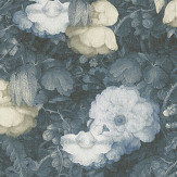 Dutch Floral Wallpaper - Grey - by Metropolitan Stories. Click for more details and a description.