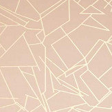 Angles  Wallpaper - Gold / Nude - by Erica Wakerly. Click for more details and a description.
