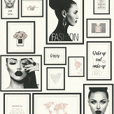 Fashion Wallpaper - Black / White - by Metropolitan Stories. Click for more details and a description.