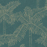 Palm Tree Wallpaper - Green - by Eijffinger. Click for more details and a description.