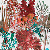 Coral Reef set of 3 panels Mural - Red - by Mind the Gap. Click for more details and a description.