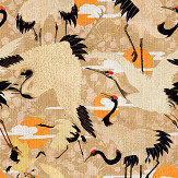 Birds of Happiness set of 3 panels Mural - Beige - by Mind the Gap. Click for more details and a description.