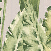 Tiger Leaf Wallpaper - Green - by Osborne & Little. Click for more details and a description.