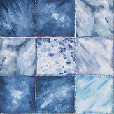 Hammam Wallpaper - Blue - by Osborne & Little. Click for more details and a description.