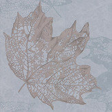 Sycamore Wallpaper - Blue / GIlver - by Osborne & Little. Click for more details and a description.