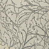 Twiggy Wallpaper - Pewter / Black / White - by Osborne & Little. Click for more details and a description.