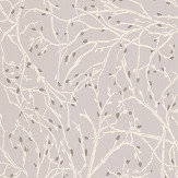Twiggy Wallpaper - Grey / White / Gilver - by Osborne & Little. Click for more details and a description.
