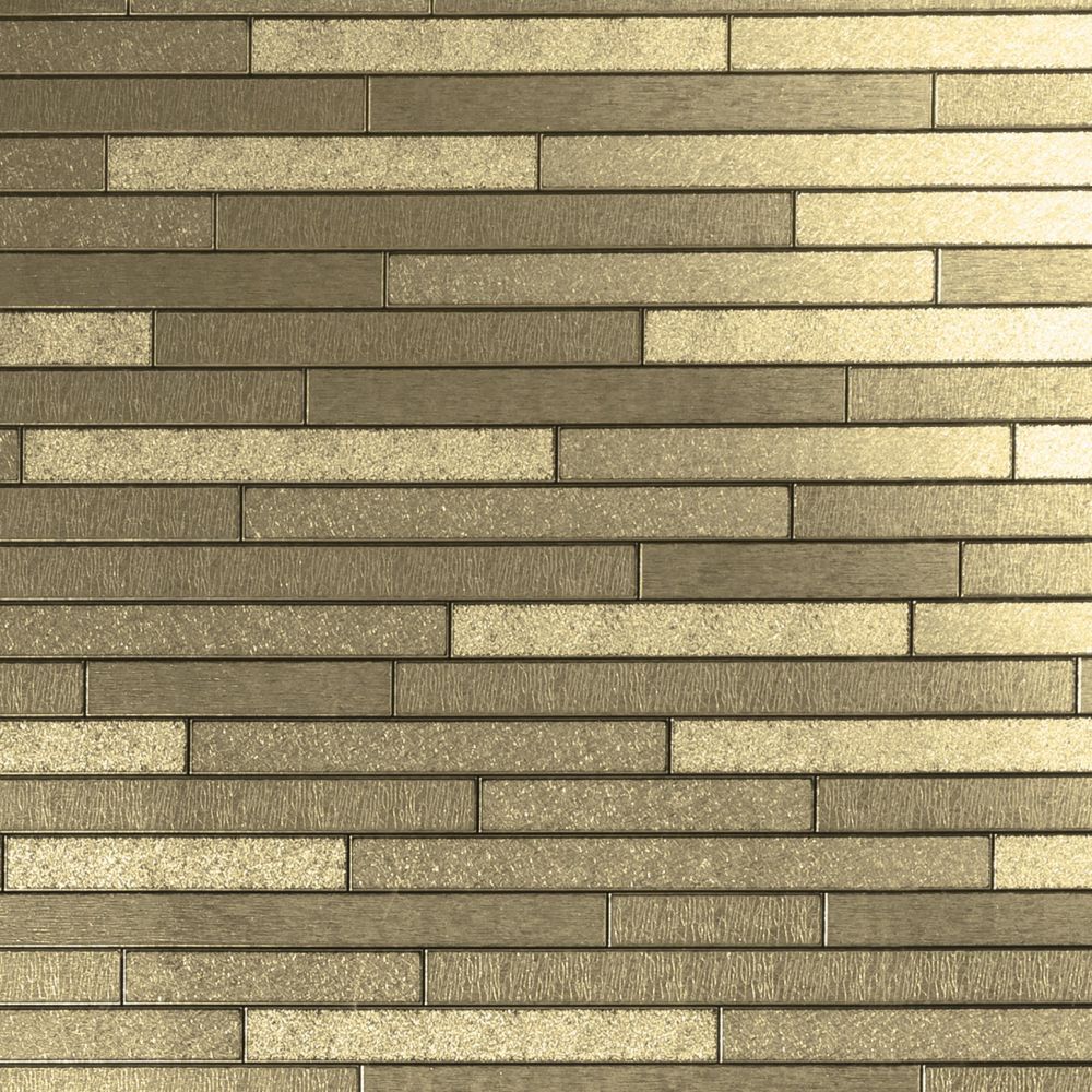 Slate Foil Wallpaper - Champagne - by Arthouse