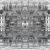 Panoramique Riflesso - Noir / blanc - Cole & Son. Cliquez pour en savoir plus et lire la description.
