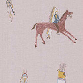 Papier peint Apache - Terre de Sienne - Andrew Martin. Cliquez pour en savoir plus et lire la description.