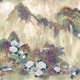 Kasgar Mural - Grape - by Coordonne. Click for more details and a description.