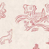 Papier peint Wychwood  - Rouge chasseur - Andrew Martin. Cliquez pour en savoir plus et lire la description.