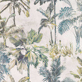Japur Wallpaper - Indian Green - by Romo. Click for more details and a description.