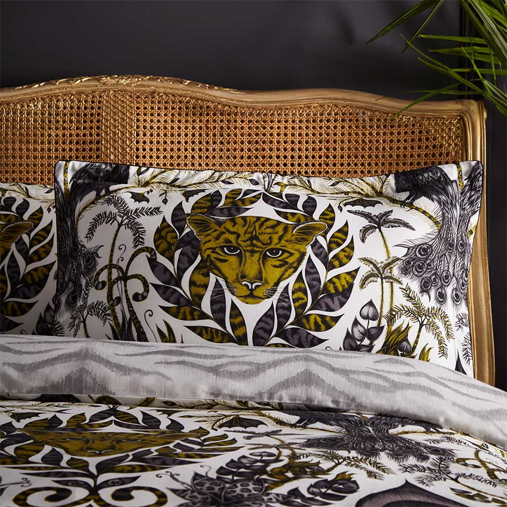 Amazon Oxford Pillowcase - Gold - by Emma J Shipley