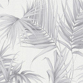 Palm Leaf Wallpaper - Grey - by Albany. Click for more details and a description.