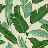 Banana Leaves Mural - Green - by Mind the Gap