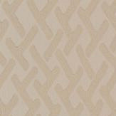 Amime  Wallpaper - Taupe / Gilver - by Farrow & Ball. Click for more details and a description.