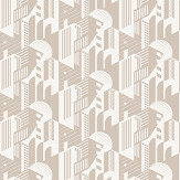 Bauhaus Wallpaper - Stone - by Mini Moderns. Click for more details and a description.