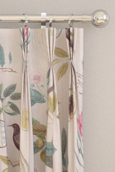Paradesia Curtains - Orchid / Grey - by Sanderson. Click for more details and a description.