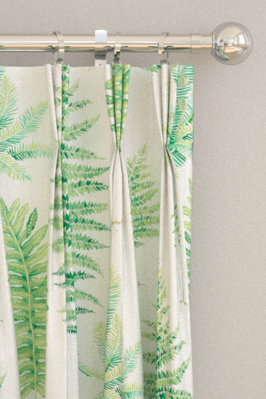 Fernery Curtains - Botanical Green - by Sanderson. Click for more details and a description.