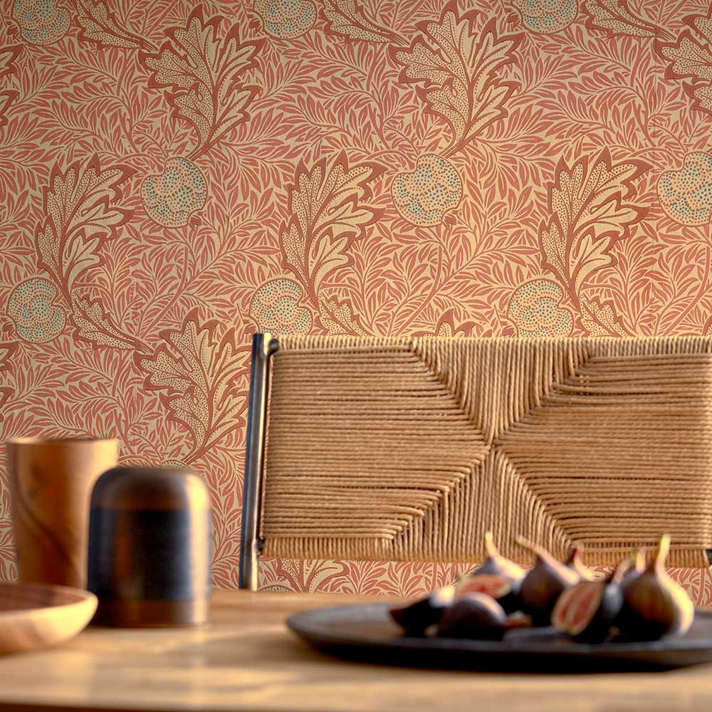 Apple Wallpaper - Rust Gold - by Morris