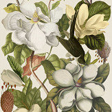 Magnolia Mural - Cream / Green - by Mind the Gap. Click for more details and a description.
