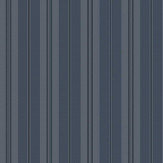 Sandhamn Stripe Wallpaper - Blue  - by Boråstapeter. Click for more details and a description.