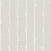 Knot Stripe Wallpaper - Beige - by Boråstapeter. Click for more details and a description.