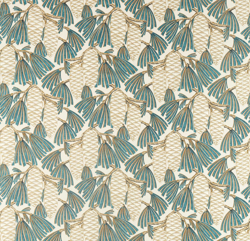 Foxley Fabric - Kingfisher - by Harlequin