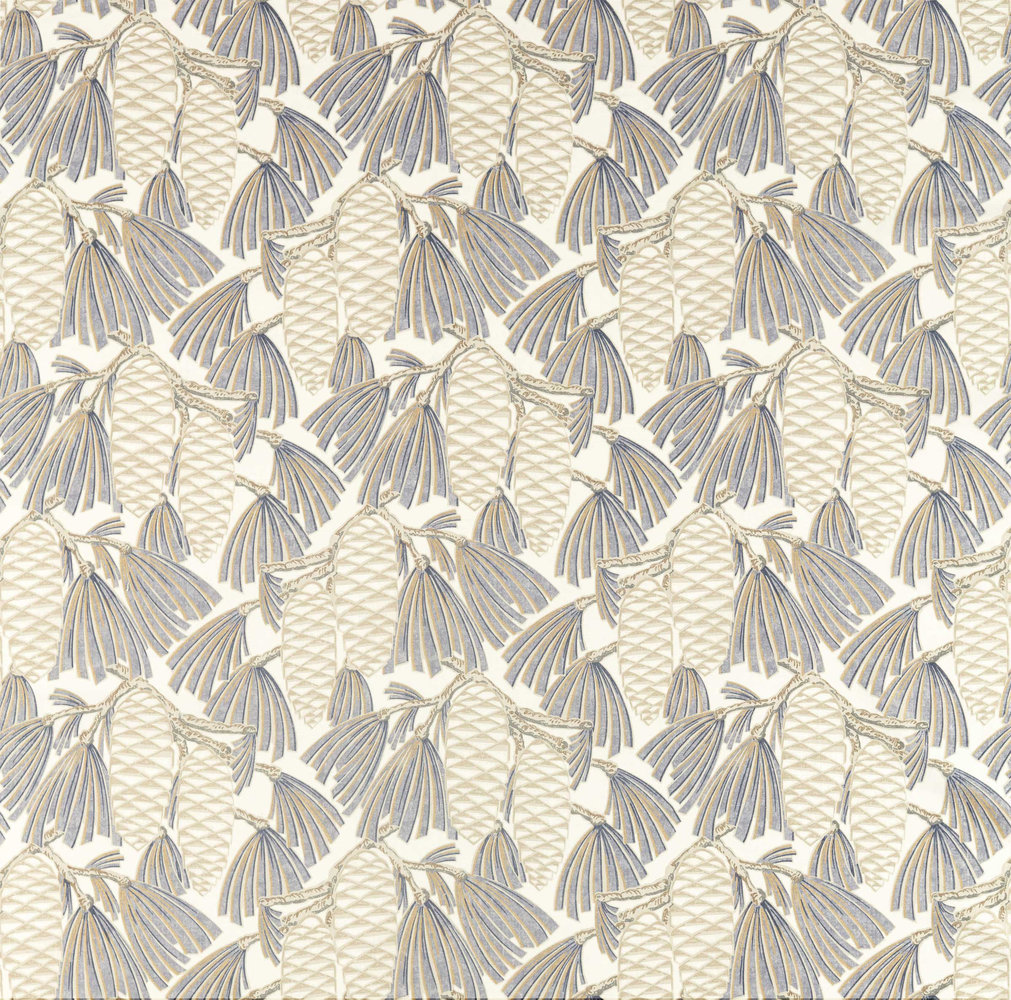 Foxley Fabric - Platinum - by Harlequin