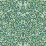 Swirling Leaves Mural - Spring - by Eijffinger. Click for more details and a description.