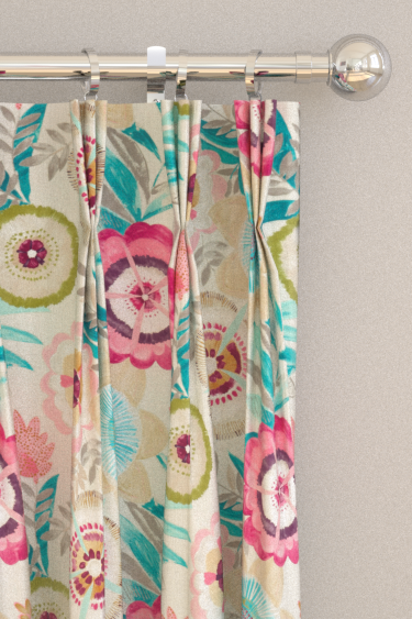 Komovi Curtains - Azaelea/ Fern/ Lagoon - by Harlequin. Click for more details and a description.