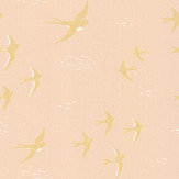 Follow the Wind Wallpaper - Sunny Pink - by Majvillan